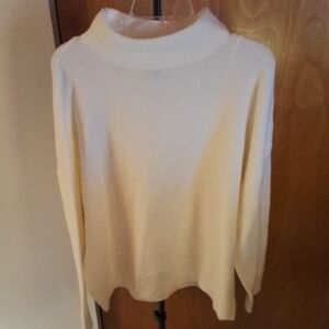 Joie Cream Cowl Neck Sweater